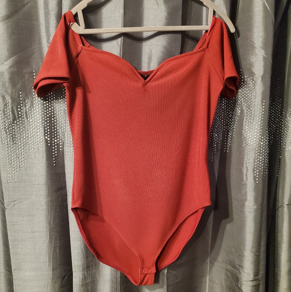 Express red bodysuit